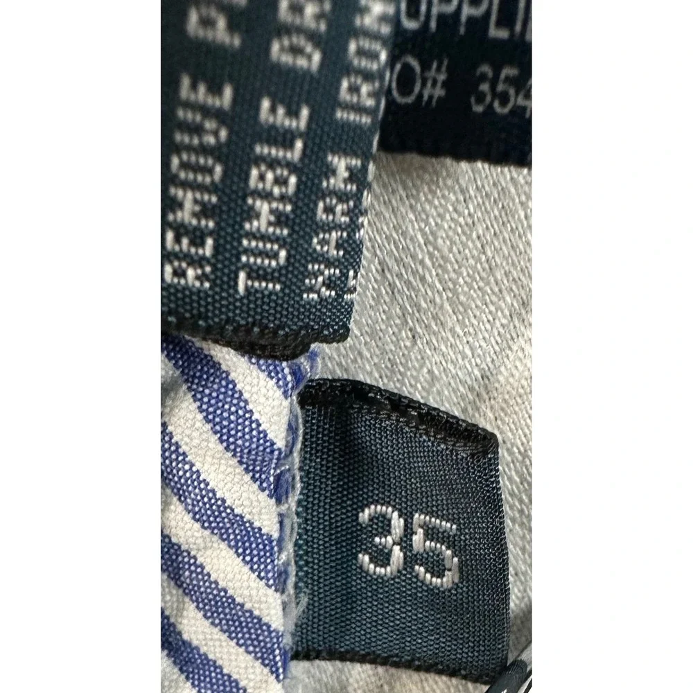 Polo Ralph Lauren Suffield Fit Seersucker Shorts Mens 35 Blue Striped Cotton EUC
